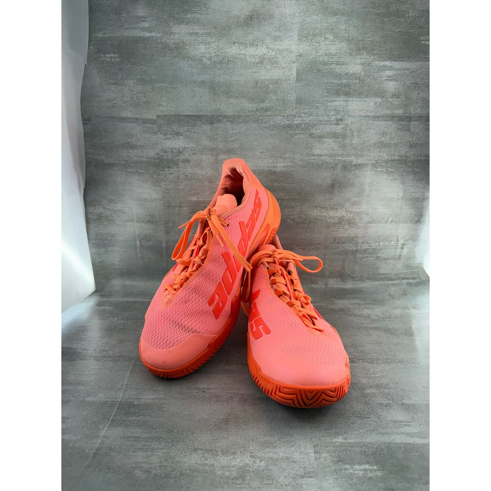 Adidas Barricade Women Tennis Shoes Solar Orange GW3816 Size 9